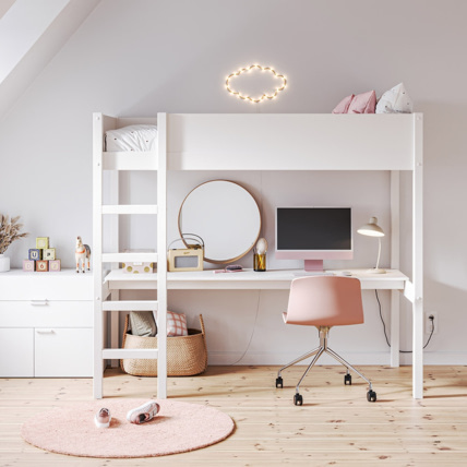 Avis Lit mezzanine avec bureau Sommet Petite Amélie 2