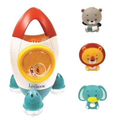 Avis Jeu de bain fusée avec 3 animaux souples LEXIBOOK 1