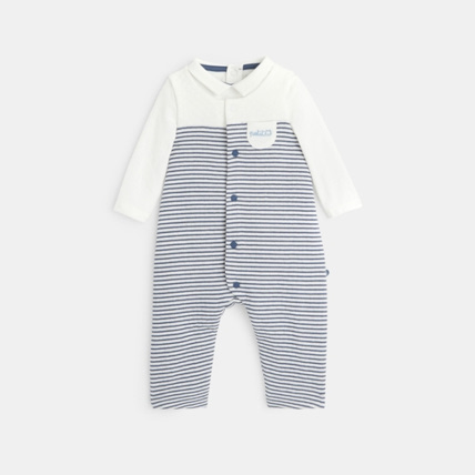 Avis Salopette maille fantaisie et body col polo OBAÏBI 1