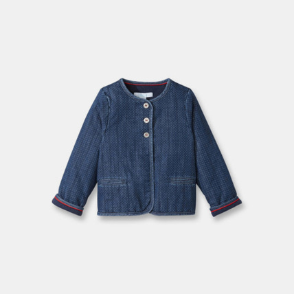 Avis Veste en jean à pois OBAÏBI 1