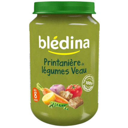 Avis Pot Printanière de légumes Veau 2x200g Blédina 2