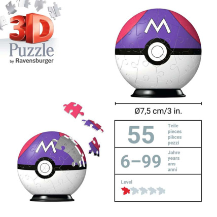 Avis Puzzle Pokémon - Master Ball - de 6 ans RAVENSBURGER 5
