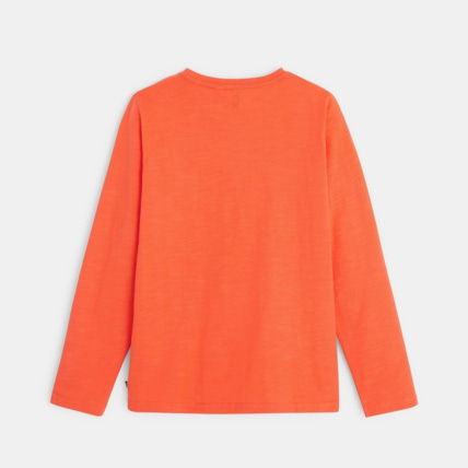 Avis T-shirt manches longues imprimé quad orange garçon OKAIDI 3