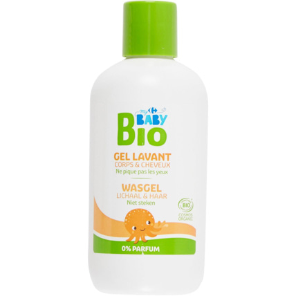 Avis Gel lavant bébé corps & cheveux Bio - 250ml MY CARREFOUR BABY 1