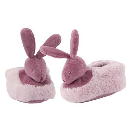 Avis Chaussons bébé lapin parme (parme et celadon) moulin Roty 1