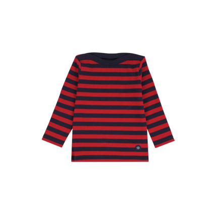 Avis Marinière "Trégunc" Kids - coton - Navire/Braise ARMOR-LUX 1