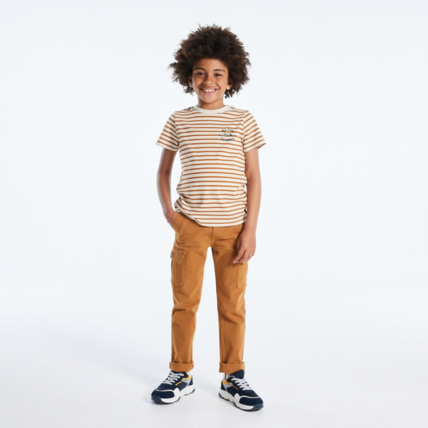 Pantalon orange garcon on sale