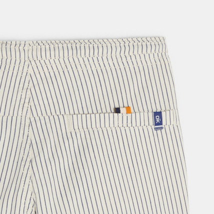 Avis Bermuda slim en toile bleu garçon OKAIDI 4