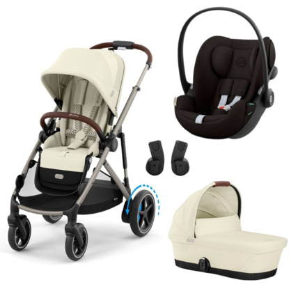 Avis Poussette Trio e-Gazelle S + Siège auto Cloud g i-Size + Nacelle S CYBEX 3