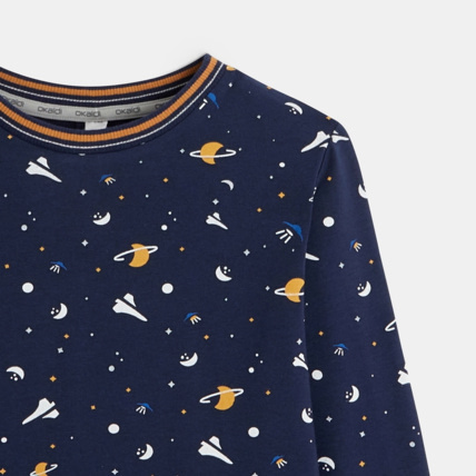 Avis Pyjama 2 pièces motif planètes bleu garçon OKAIDI 3