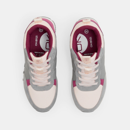 Avis Tennis running multicolores grises fille OKAIDI 2