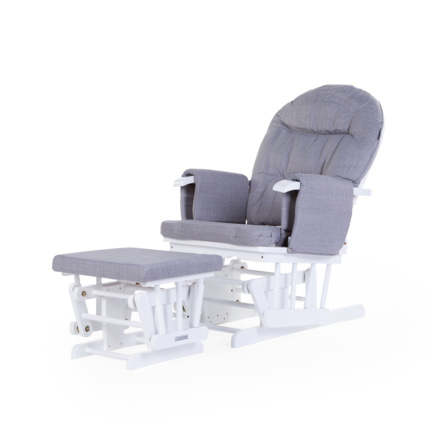Avis Fauteuil à bascule rond avec repose-pied Childhome 1