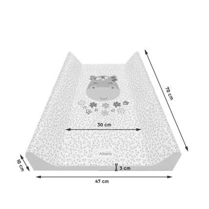 Avis Matelas plan à langer rigide à rebords CALI ALBEROMIO 4