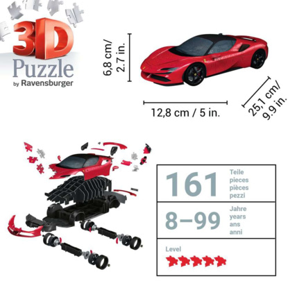 Avis Puzzle Ferrari SF90 Stradale - de 8 ans RAVENSBURGER 5