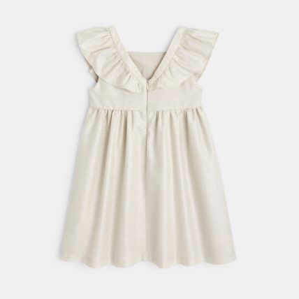 Avis Robe évasée à mancherons volantés blanche fille OKAIDI 4