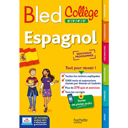 Avis Bled Collège Espagnol Hachette Éducation 1