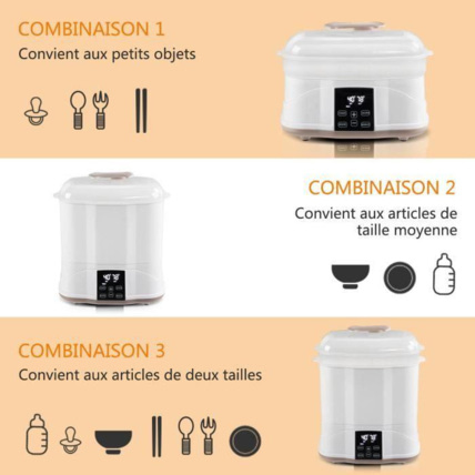 Avis Stérilisateur Biberons Electrique 3-en-1 COSTWAY 3