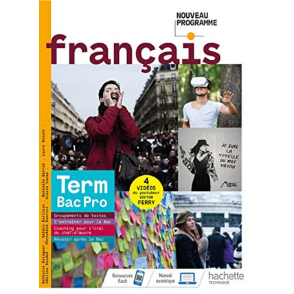 Avis Français terminale Bac Pro - livre élève - Éd. 2021 Hachette Éducation 1