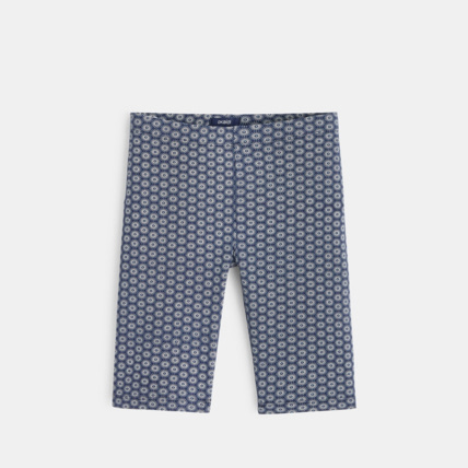 Avis Legging court imprimé bleu fille OKAIDI 1