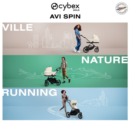 Avis Poussette 3 roues Avi Spin CYBEX 2