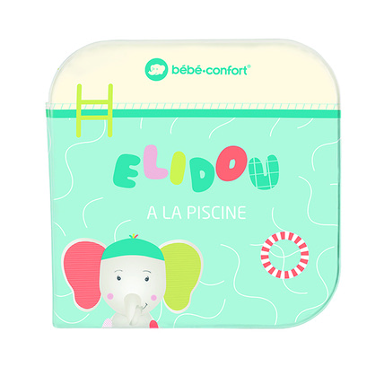 Livre de bain Élidou l'éléphant Bébé Confort - DisMerci