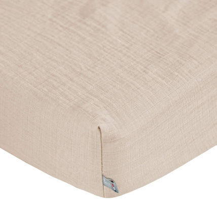 Avis Drap housse en gaze de coton à carreaux Sevira Kids 1