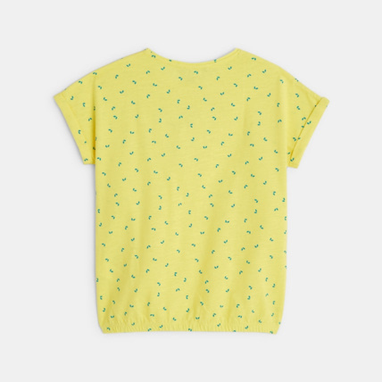 Avis T-shirt coloré original Lemon jaune fille OKAIDI 4