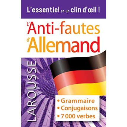 Avis Anti-Fautes Allemand LAROUSSE 1
