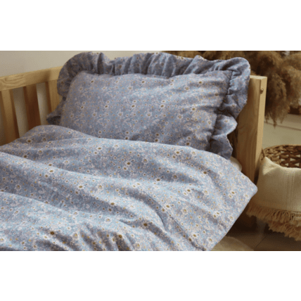Avis Housse de couette Fleurs Vintage Grises Mon Lit Cabane 6