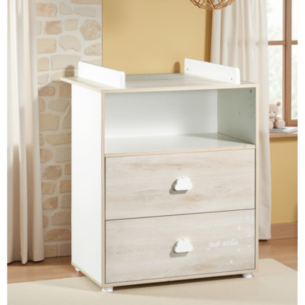 Avis Commode 2 tiroirs 1 niche Smile BABY PRICE 1