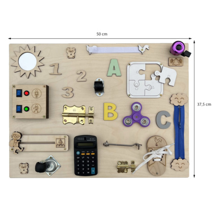 Avis Tableau d'activité et d'éveil busy board en bois LOUANE BB-BOOM 4