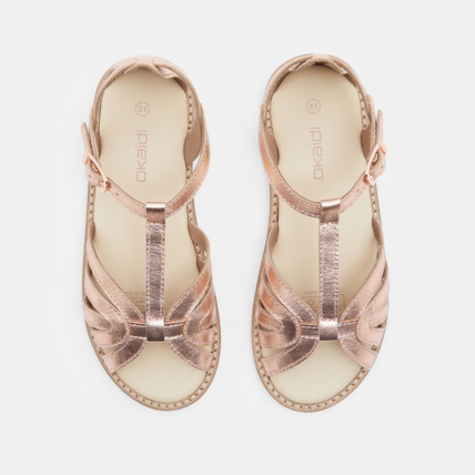 Avis Sandale salomé multibrides cuir roses fille OKAIDI 2