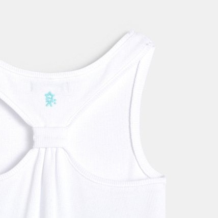 Avis Robe d'été bimatière bleue fille OKAIDI 3
