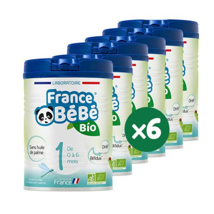 Avis Lait infantile pour bébé 1er âge en poudre FRANCE BEBE BIO 6