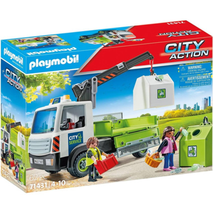 Avis Camion-grue de recyclage de verre PLAYMOBIL 1