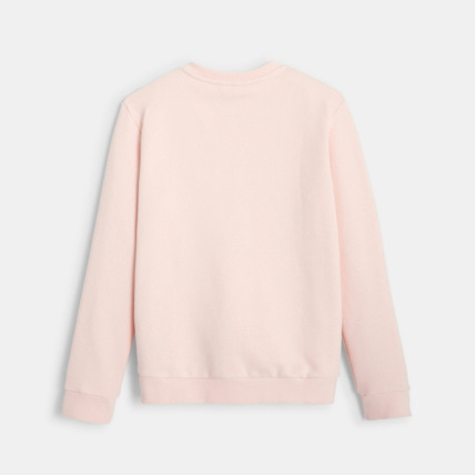 Avis Sweat-shirt à message en coton biologique rose fille OKAIDI 3