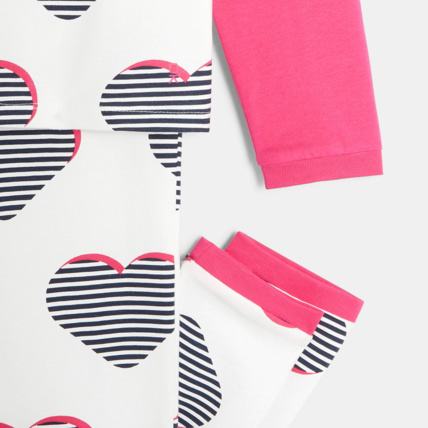 Avis Pyjama imprimé en jersey blanc fille OKAIDI 3