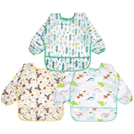 Avis Bavoirs bébé avec manches Vicloon 7