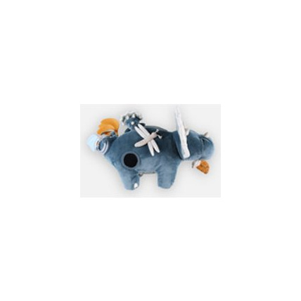 Avis Peluche d'activités Ops en Veloudoux et mousseline de coton BIO NOUKIE'S 1