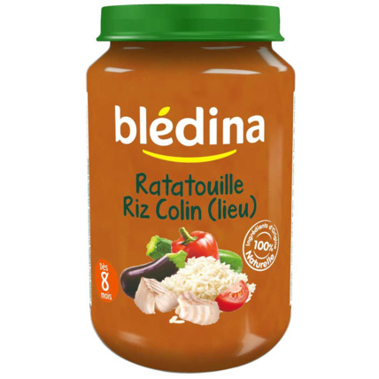 Avis Pot Ratatouille Riz Colin (lieu) 2x200g Blédina 2
