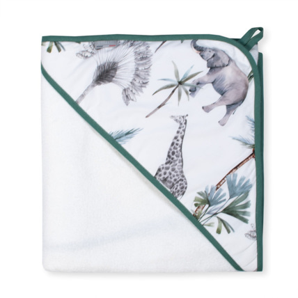 Avis Grande cape de bain en coton et bambou, Safari Sevira Kids 1