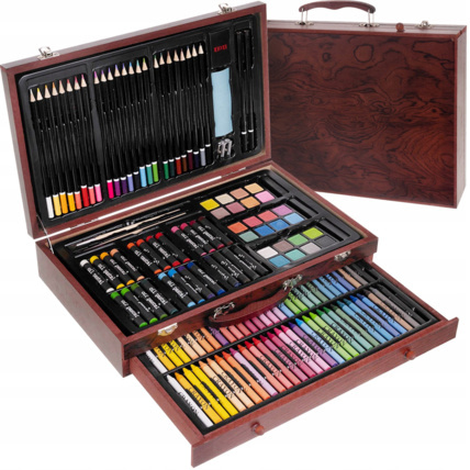 Avis Mallette en bois kit dessin et peinture DALY ISO TRADE 1