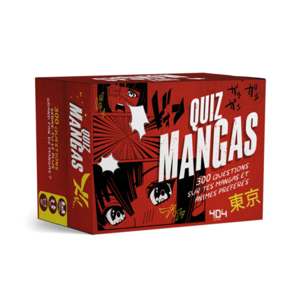 Avis Mini quiz manga 300 questions 404 EDITIONS 1