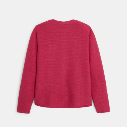 Avis Gilet côtelé boutonné rose fille OKAIDI 4