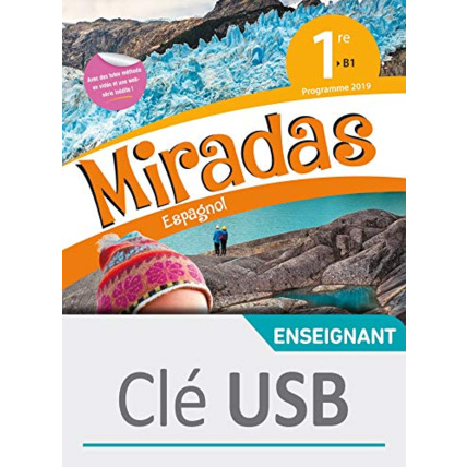 Avis Miradas 1ère - Clé USB - Ed. 2019 Hachette Éducation 1
