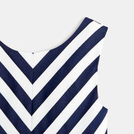 Avis Robe marinière chic bleue fille OKAIDI 2
