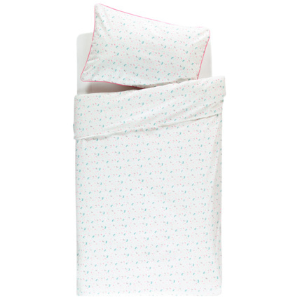 Avis Parure de lit fille avec housse de couette et taie d'oreiller Poetic nature Prémaman 1