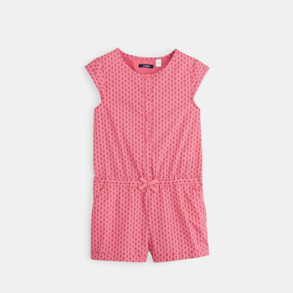 Avis Combishort imprimé rose fille OKAIDI 1