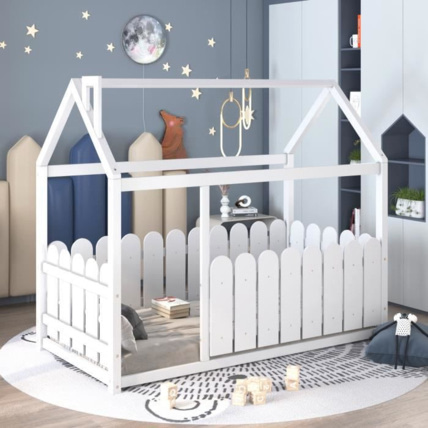 Avis Lit cabane avec barrière PULUOMIS 1