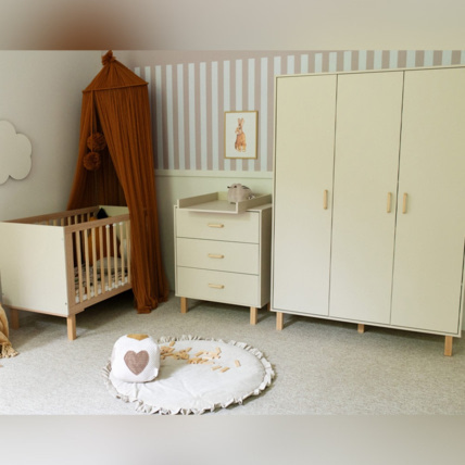 Avis Chambre bébé armoire commode et lit évolutif Laura Mon Mobilier Design 5